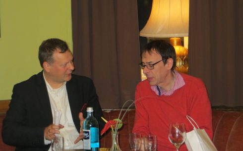 Bernd Karwen (on the left) and Markus Krzoska in dialogue